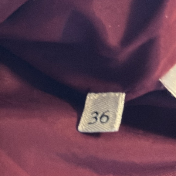 Acne Studios Lucille Sheath Dress in Burgundy Cotton blend Sz 36 US 4 - Picture 13 of 15